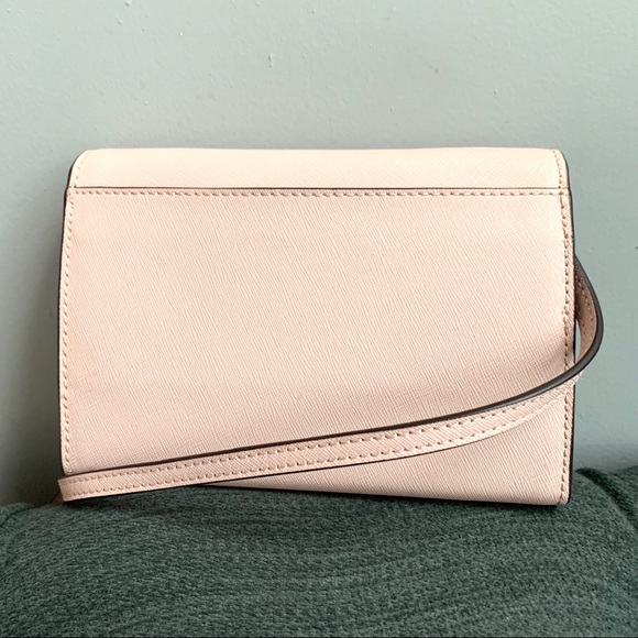 NWT Kate Spade leather jeweled crossbody blush - Picture 4 of 8